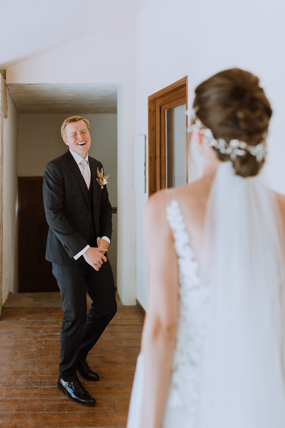 Photographe first look mariage Montpellier 